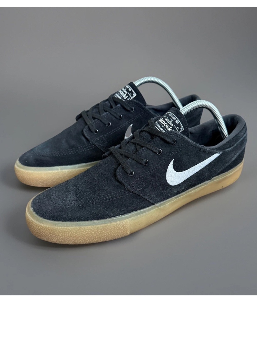 Nike SB Zoom Stefan Janoski Black Suede Skateboard Sneaker Mens Sz 9.5